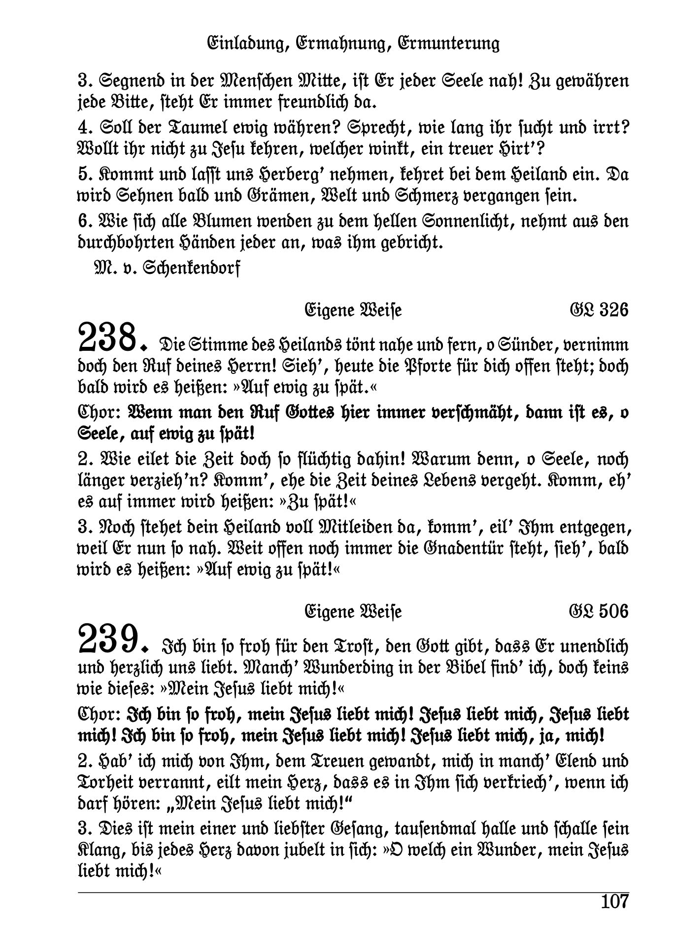 Gemeinschafts-Liederbuch Fraktur