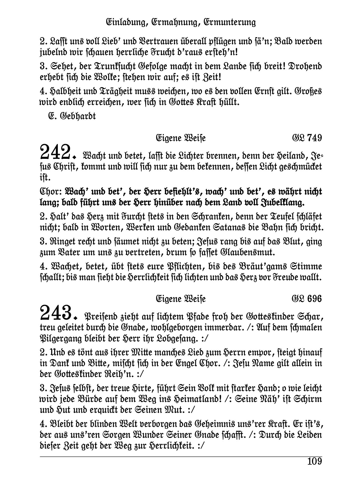 Gemeinschafts-Liederbuch Fraktur