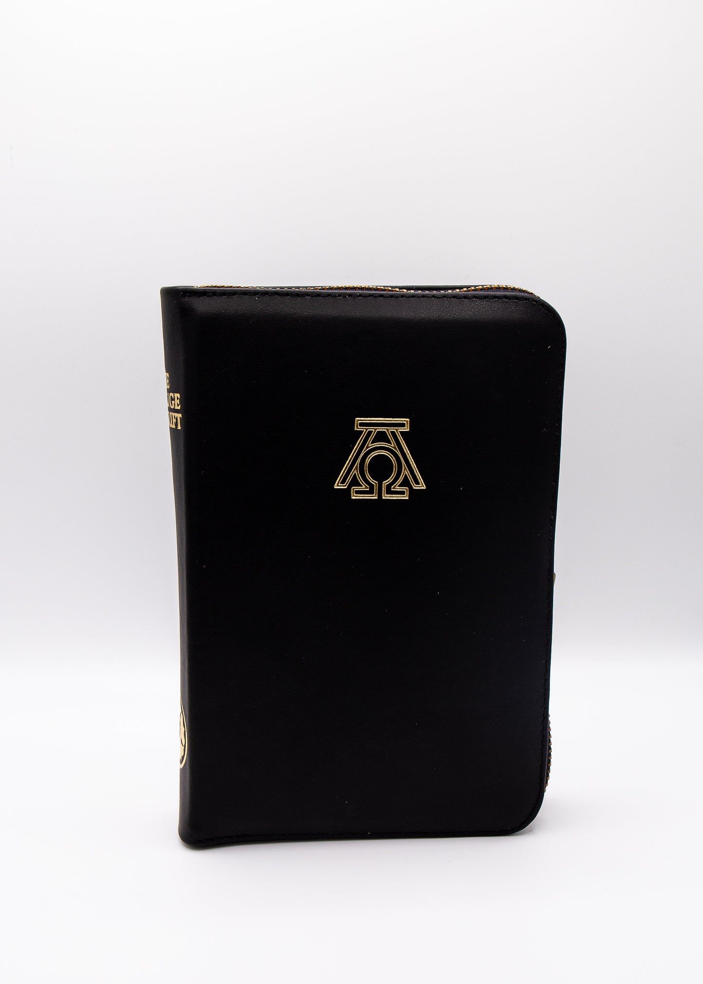 A&O Taschenbibel Leder Goldschnitt & Reißverschluss