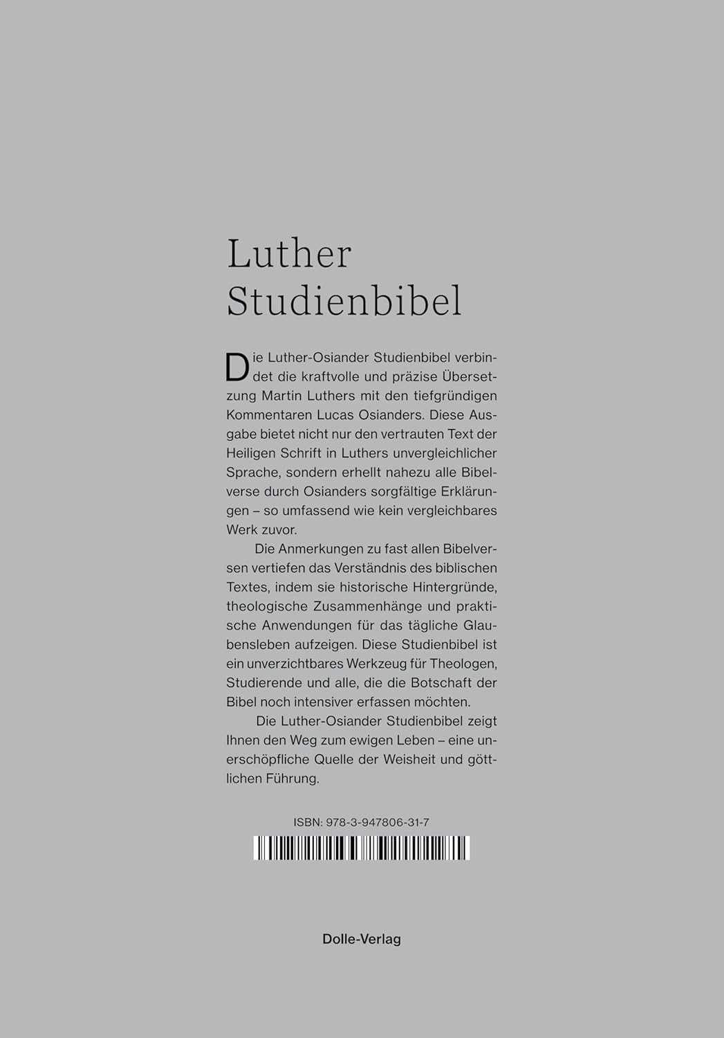 Luther Studienbibel - Neuauflage 2025