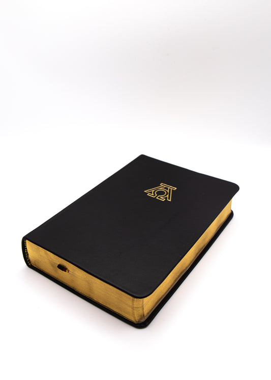 A&O Handbibel Goldschnitt & flexiblem Deckel